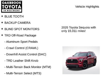 2026 Toyota Sequoia SR5