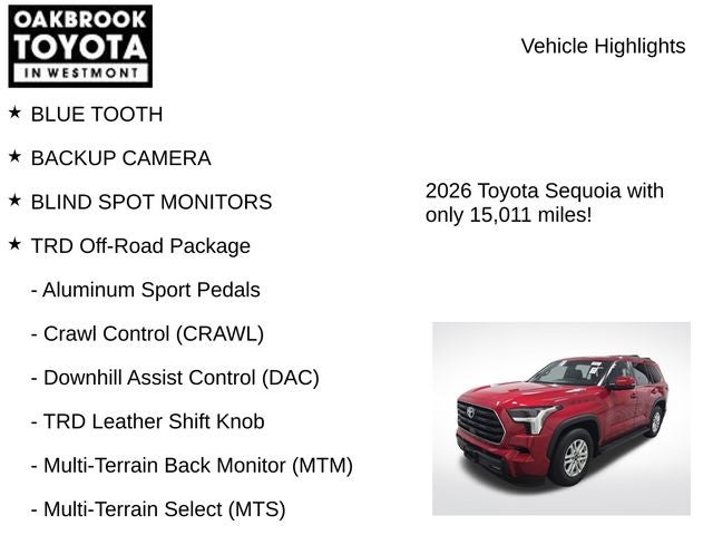 2026 Toyota Sequoia SR5