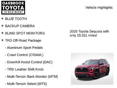 2026 Toyota Sequoia SR5