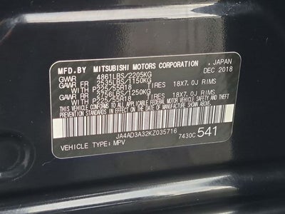 2019 Mitsubishi Outlander SEL
