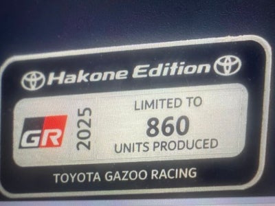 2025 Toyota GR86 Hakone Edition