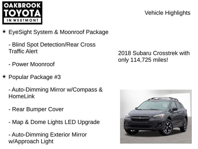 2018 Subaru Crosstrek 2.0i Premium