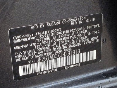 2018 Subaru Crosstrek 2.0i Premium