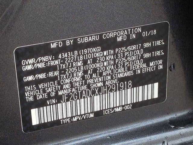 2018 Subaru Crosstrek 2.0i Premium