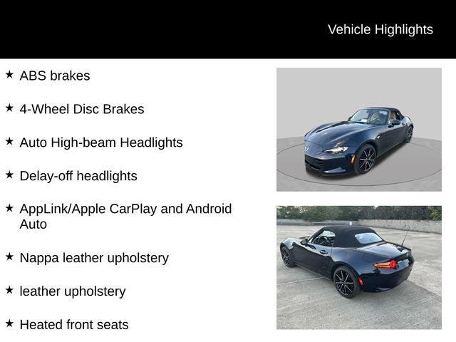 2025 Mazda Mazda MX-5 Miata Grand Touring