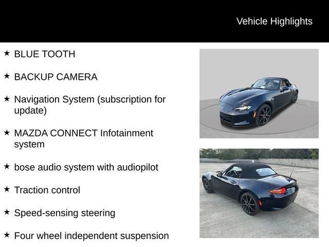 2025 Mazda Mazda MX-5 Miata Grand Touring