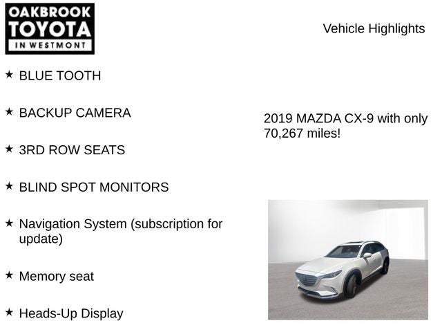 2019 Mazda Mazda CX-9 Grand Touring