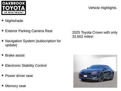 2025 Toyota Toyota Crown Nightshade