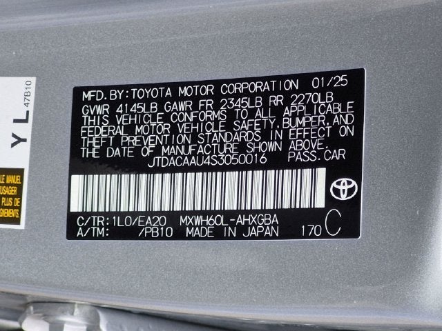 2025 Toyota Prius XLE