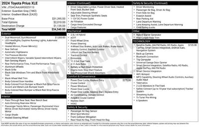 2024 Toyota Prius XLE