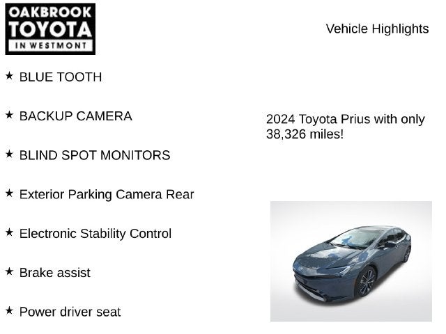 2024 Toyota Prius XLE
