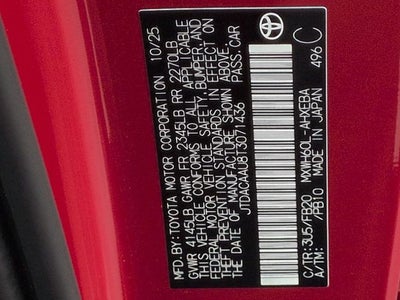 2026 Toyota PRIUS LE