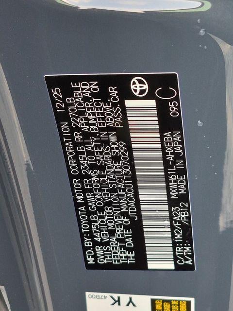 2026 Toyota Prius Plug-in Hybrid SE