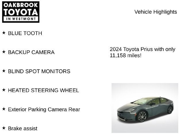 2024 Toyota Prius XLE