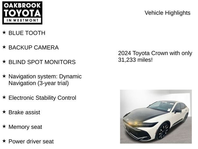 2024 Toyota CROWN Platinum