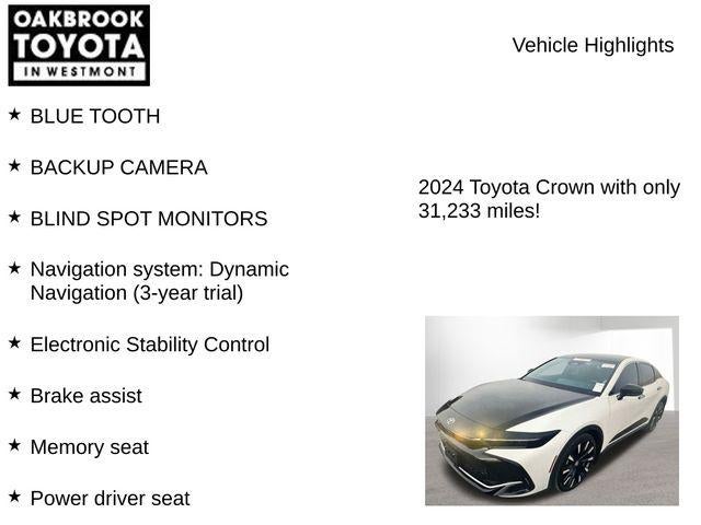 2024 Toyota CROWN Platinum