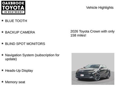 2026 Toyota Toyota Crown Platinum
