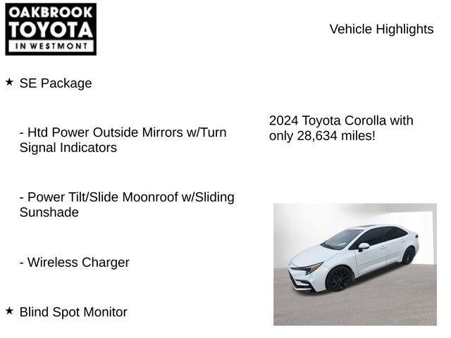 2024 Toyota COROLLA HYBRID SE