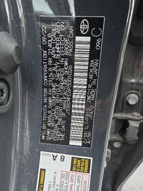 2023 Toyota Corolla Hybrid LE