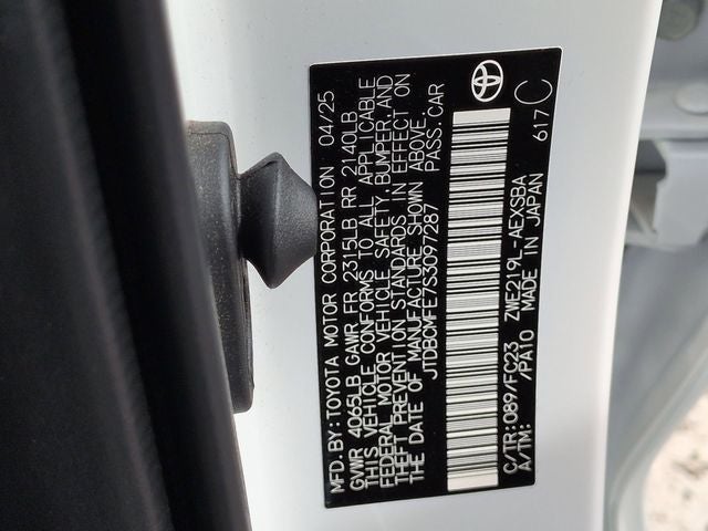 2025 Toyota COROLLA HYBRID SE