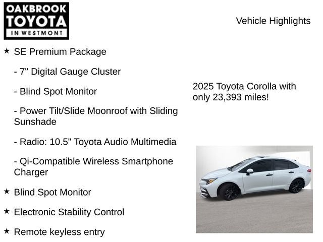 2025 Toyota Corolla Hybrid SE