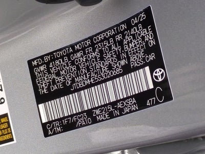 2025 Toyota COROLLA HYBRID SE