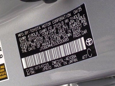 2025 Toyota COROLLA HYBRID SE