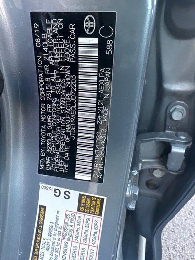 2020 Toyota COROLLA LE