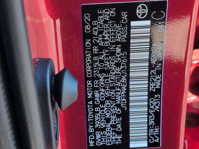 2021 Toyota COROLLA XLE