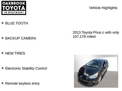 2013 Toyota PRIUS c Three