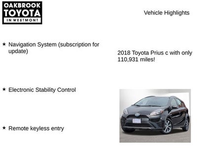 2018 Toyota PRIUS c Three