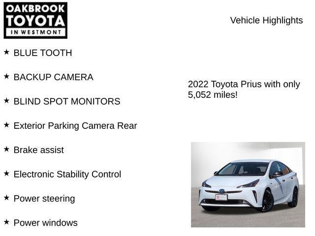2022 Toyota PRIUS Nightshade