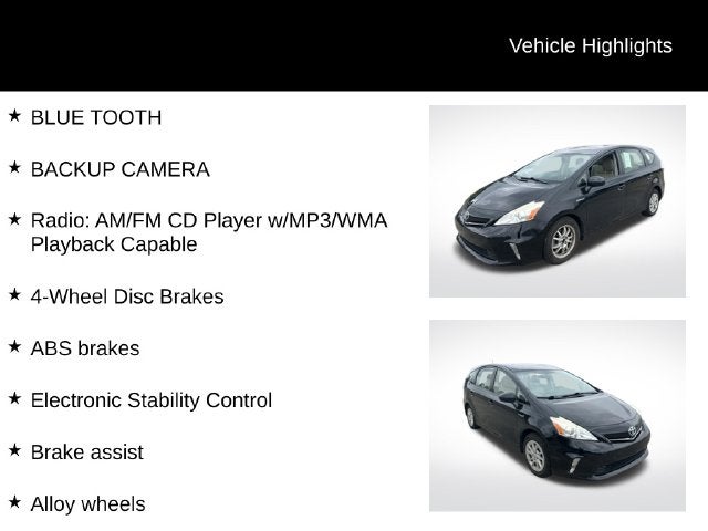 2013 Toyota Prius v Three