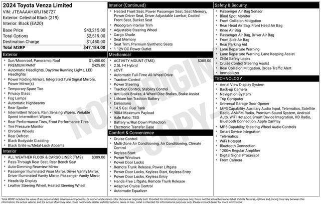 2024 Toyota Venza Limited