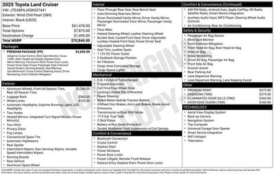 2025 Toyota LAND CRUISER Base
