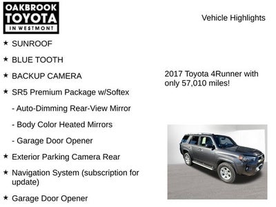 2017 Toyota 4Runner SR5 Premium