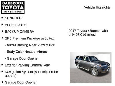 2017 Toyota 4Runner SR5 Premium