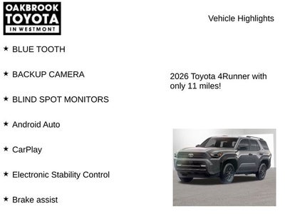 2026 Toyota 4RUNNER SR5