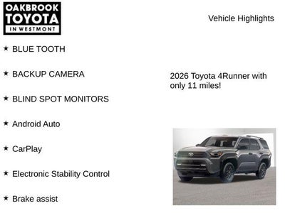 2026 Toyota 4RUNNER SR5