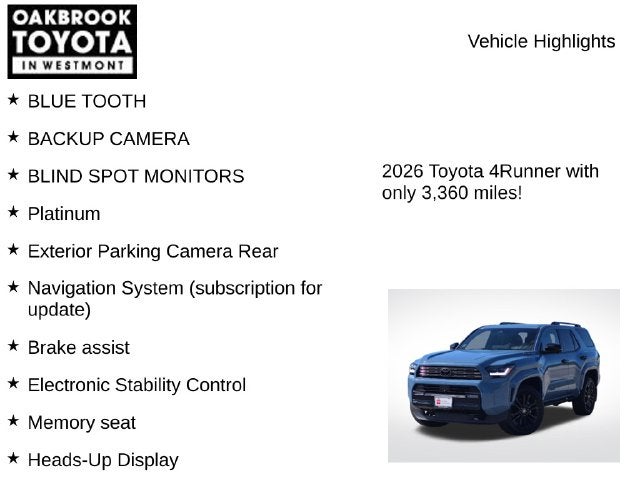 2026 Toyota 4Runner i-FORCE MAX Hybrid Platinum