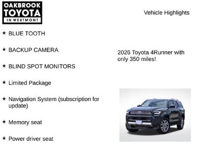 2026 Toyota 4Runner i-FORCE MAX Limited