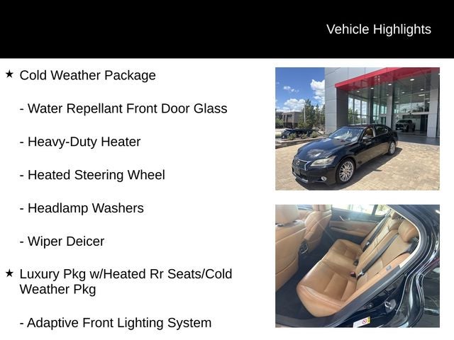 2013 Lexus GS 350 350