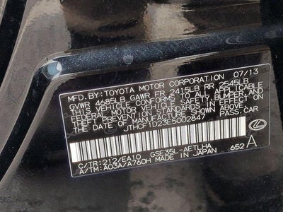 2014 Lexus IS 250 250