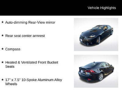 2016 Lexus IS 300