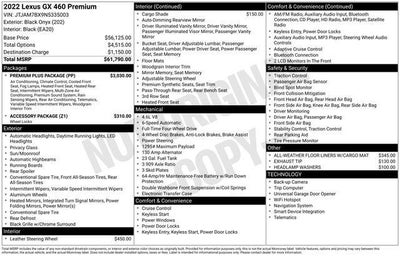 2022 Lexus GX 460 460