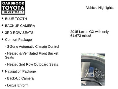 2015 Lexus GX 460 460