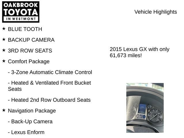 2015 Lexus GX 460 460