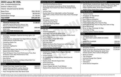 2022 Lexus RX 350L 350L