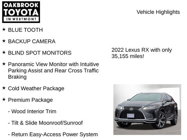 2022 Lexus RX 350L 350L