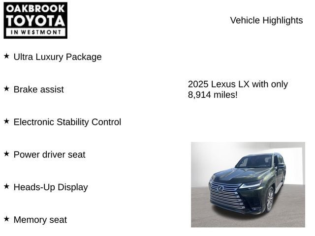 2025 Lexus LX 700h Ultra Luxury